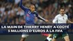 La main de Thierry Henry a coûté 5 millions d'euros à la FIFA
