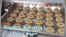 Haskan Kuru pasta Makinesi - Papatya 2 (Düz mod )  kurabiye Dökerken