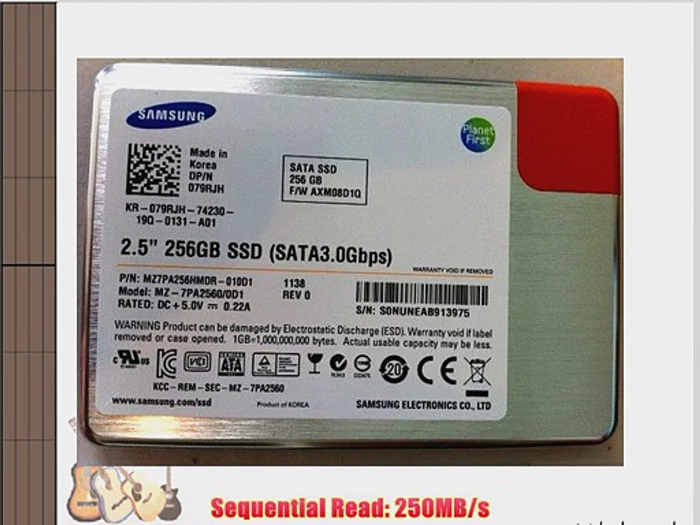 Samsung PM810 Series 256 GB SSD SATA2 2.5 Solid State Drive - video  Dailymotion