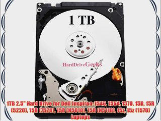 1TB 2.5 Hard Drive for Dell Inspiron-1546 1564 1570 15R 15R (5220) 15R (7520) 15R (N5010) 15R