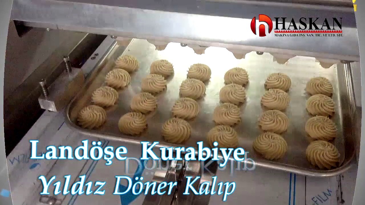Haskan Kuru pasta Makinesi - Çubuk  Tırrıl kurabiye Dökerken
