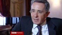 Álvaro Uribe habla sobre los derechos humanos en Colombia