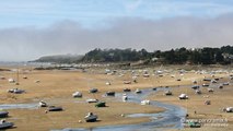 timelapse brume de mer et marée - Sea smoke and tide - Saint Briac, Bretagne, France