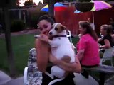 Melissa dancing with her dog =)