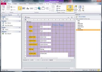 Creating a Main Menu Form in an Access Database