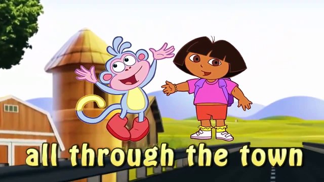 Dora The Explorer Wheels on the Bus Song For Kids Dora The Explorer Cartoon Animation Song