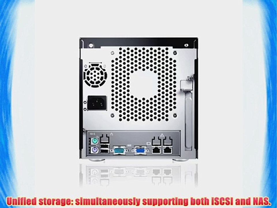 Sans Digital AccuNAS - NAS   iSCSI 4 Bay Network Storage Server Tower AN4L (Black)