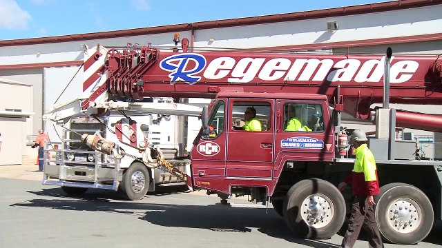 The Australian War Memorial recieves an IED damaged Bushmaster from the Australian Defence Force