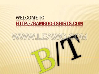 bamboo t-shirts for Mens and women