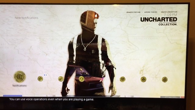 PS4 : Thème dynamique Uncharted The Nathan Drake Collection (bonus de précommande)