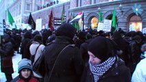 Islamistisk manifest utanför Sveriges Riksdag