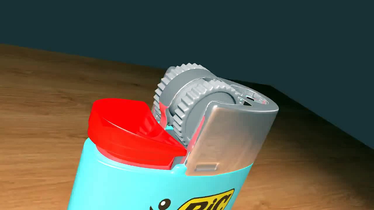 bic lighter animation
