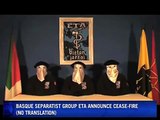 ETA declares ceasefire in struggle with Spain