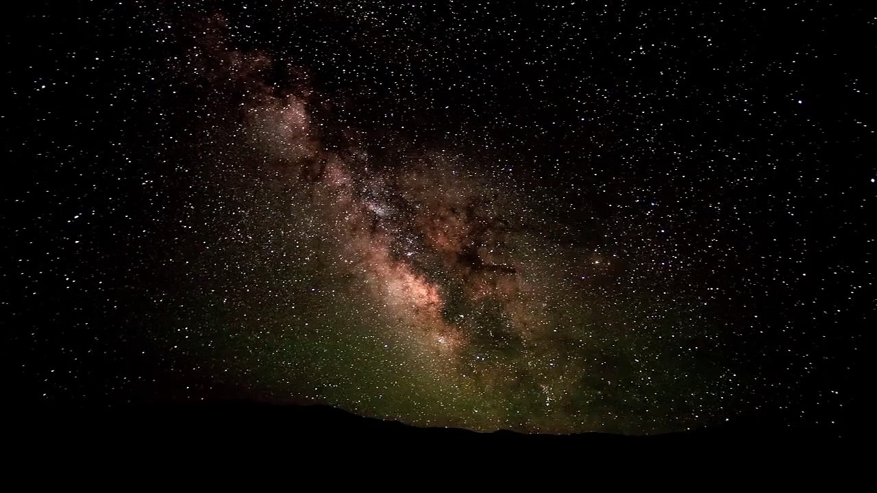 Milky Way Time Lapse Video