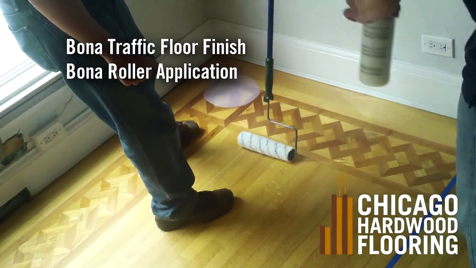 Bona Traffic Wood Floor Finish Roller Application Video Dailymotion