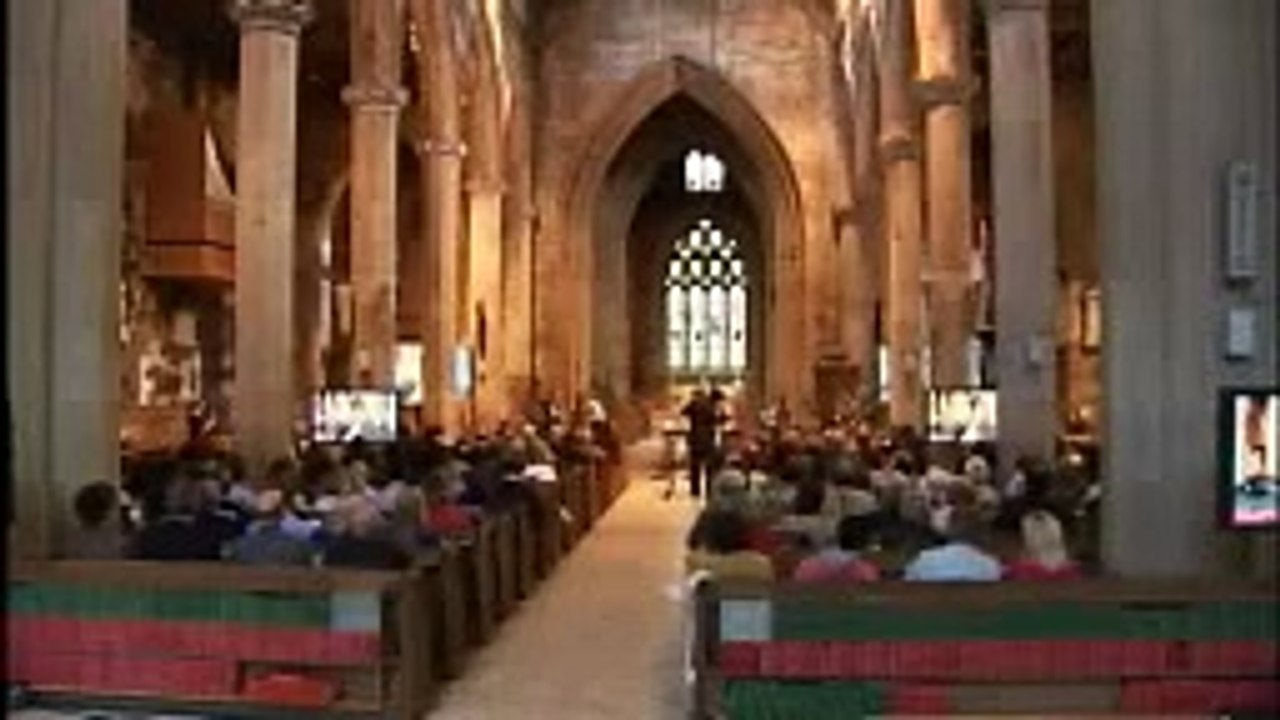 Sean Bean reading at memorial service Adrian Sudbury