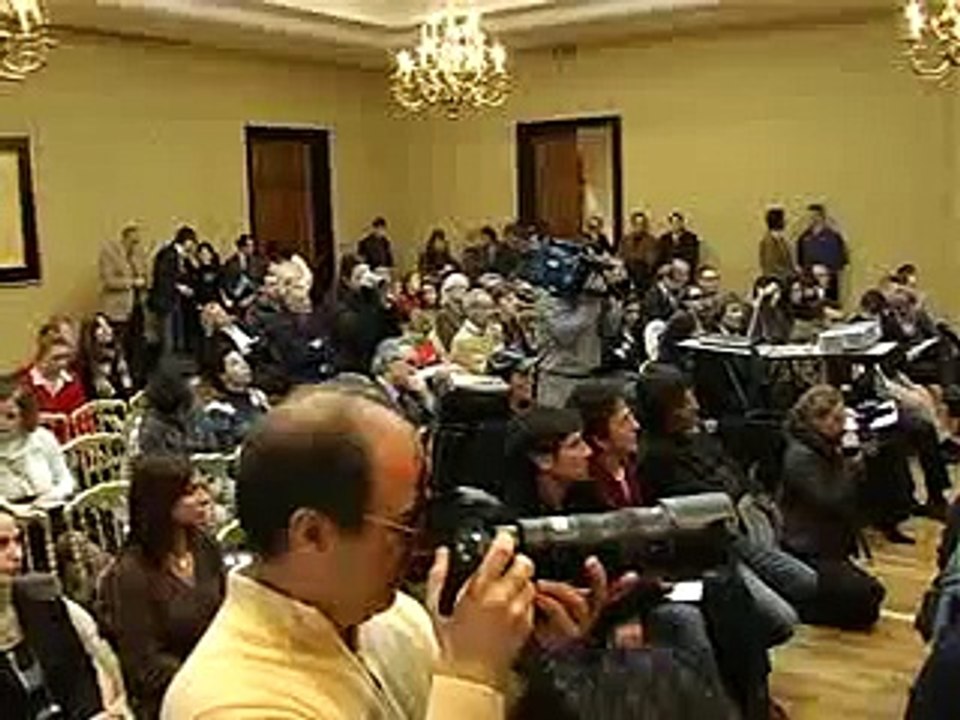 Solidarietà, Monica Bellucci e Simone Cristicchi a Palazzo Valentini