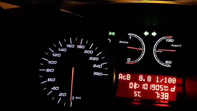 Alfa Romeo Giulietta 0-100 km/h 1.4 TB 120hp SAVALI Acceleration Dynamic mode ( wet road )