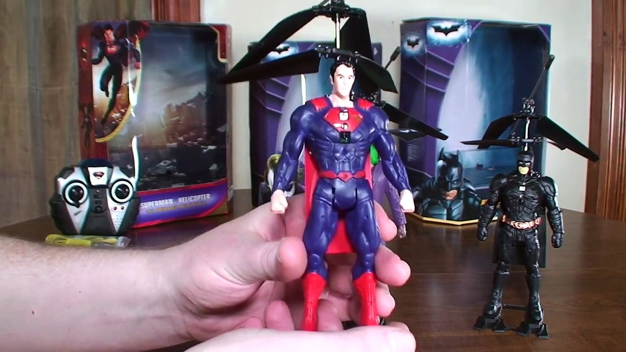 World Tech Toys - DC Comics Helicopters (Superman, Batman, and Joker) - Review and Flight
