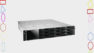 Asustor Intel Atom 2.13GHz/1GB DDR3/2GbE/2eSATA/USB3.0/9-Bay 2U Rack mount NAS Server (AS-609RD)