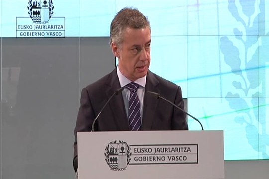 Urkullu hace autocrítica y pide perdón a víctimas