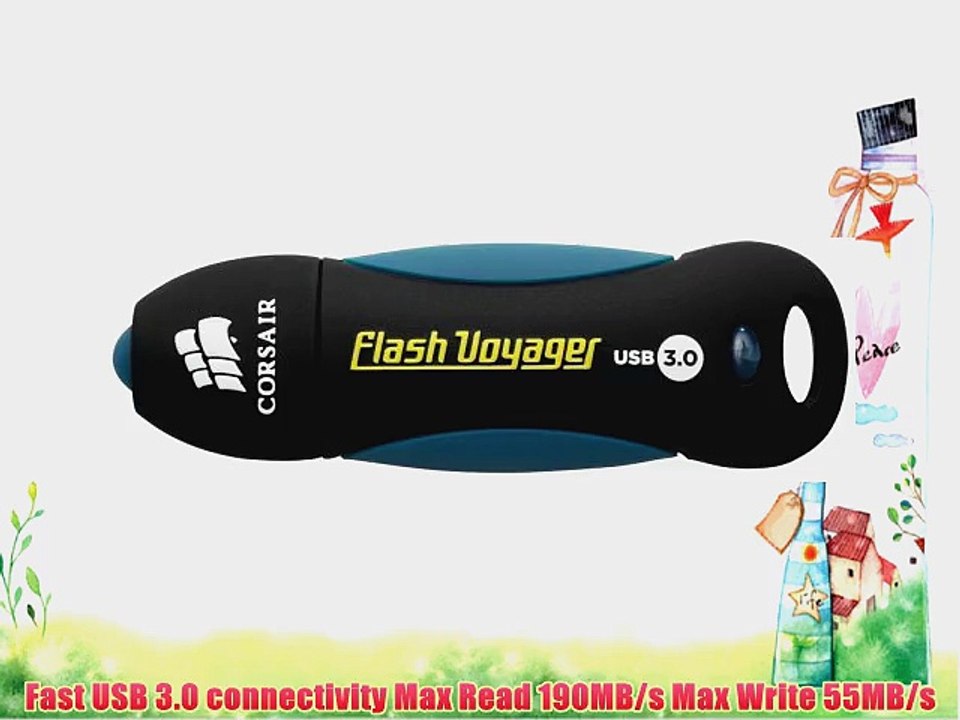 Corsair 64 GB USB 3.0 Flash Voyager Flash Drive (CMFVY3A-64GB)