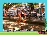 Fiorella Mattheis mostra seus cães no TV Xuxa