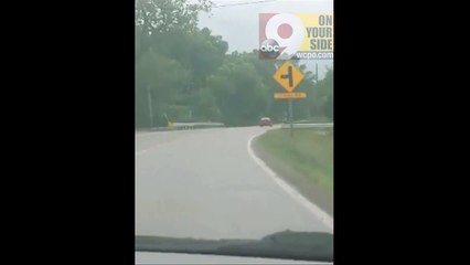 Kobiety jadą za pijanym kierowcą - wypadek