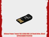 Silicon Power Touch T02 32GB USB 2.0 Flash Drive Black (SP032GBUF2T02V1K)