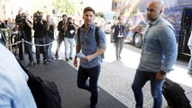 Champions League final: FC Barcelona players arrive at hotel in Berlin