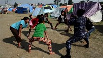 Nepal police teach quake victims self-defence after attacks