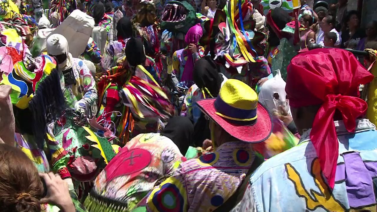 Venezuelans celebrate the “Dancing Devils”