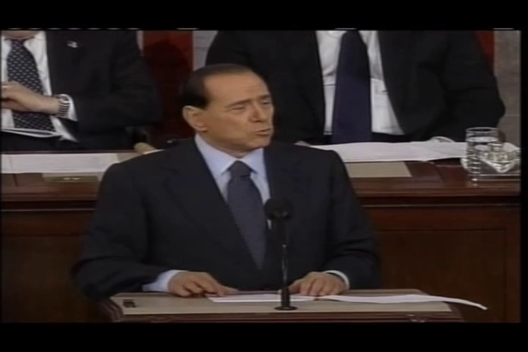 Berlusconi parla davanti al Congresso Usa (Marzo 2006)
