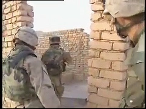 U.S. Marines in Fallujah Iraq Combat Footage
