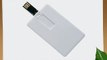 Enfain USB Flash Drives Memory Stick Key Credit 2GB/2G - 10 Pack (2GB White Card)