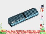 Silicon Power Marvel M50 64GB Read 90MB/s Write 60MB/s USB 3.0 Flash Drive Aqua Blue (SP064GBUF3M50V1B)
