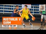 Between the legs defense - 2014 FIBA Oceania U19 Championship - Australia v Guam