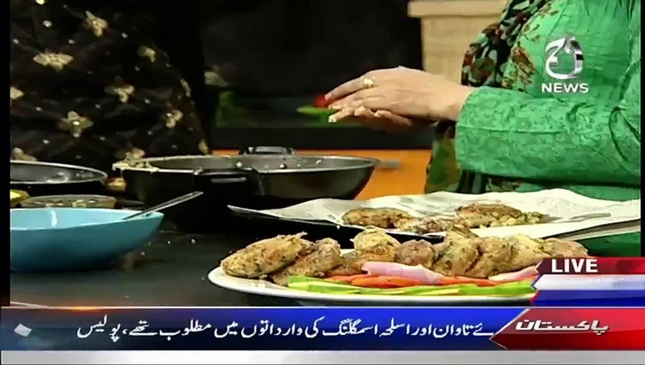 Aaj Subh With Nusrat Haris on Aaj News Part 7 - 5th June 2015