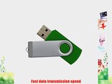 Generic 10pcs 8GB 8G USB 2.0 Flash Drive Thumb Stick Memory Drive Swivel Pen Drive Green