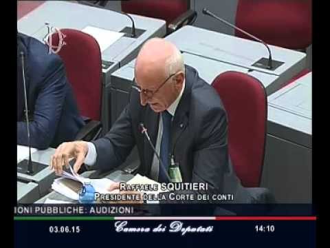Roma - Audizioni su riorganizzazione amministrazioni pubbliche - Raffaele Squitieri (03.06.15)