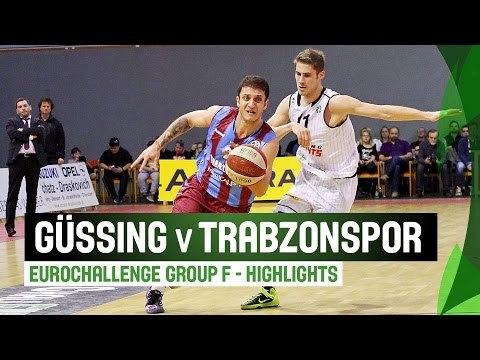 Güssing Knights (AUT) v Trabzonspor (TUR) - Highlights - RS - 2014-15 EuroChallenge