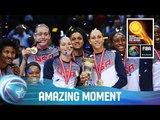 Amazing Moment - Team USA's Trophy Lift - 2014 FIBA World Championship for Women