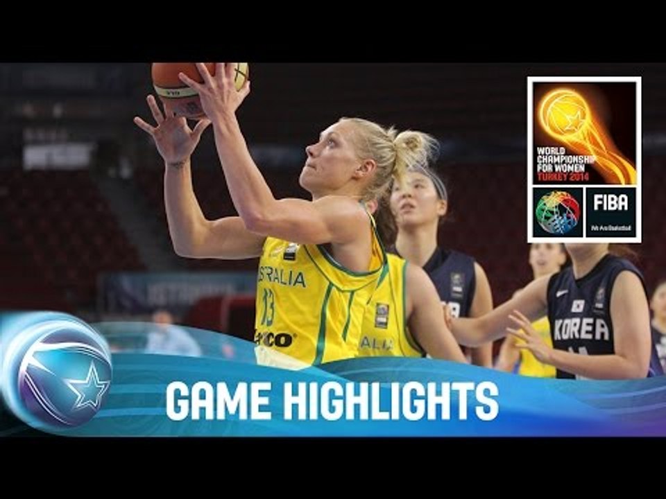 Australia v Korea - Game Highlights - Group C - 2014 FIBA World Championship for Women