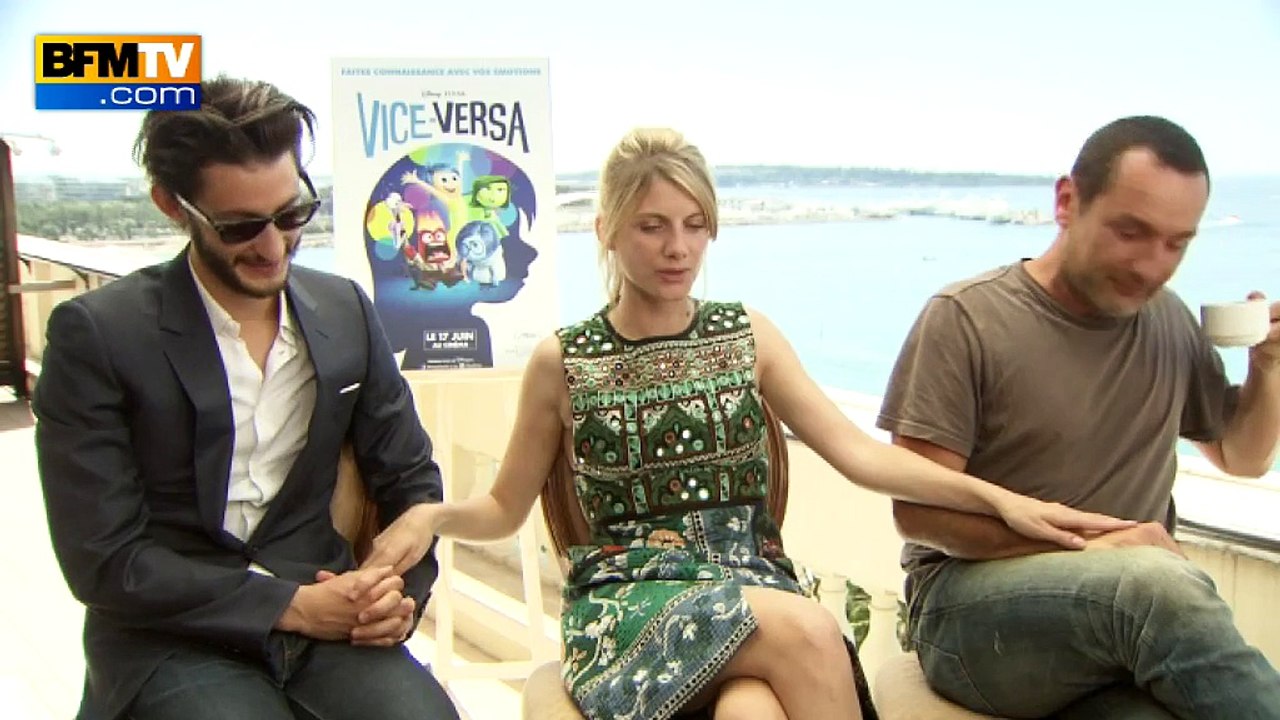 "Vice versa": le fou-rire de Mélanie Laurent, Pierre Niney et Gilles Lellouche