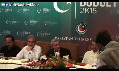 PTI Shadow Budget 2015-16, Media Briefing 4th June 2015