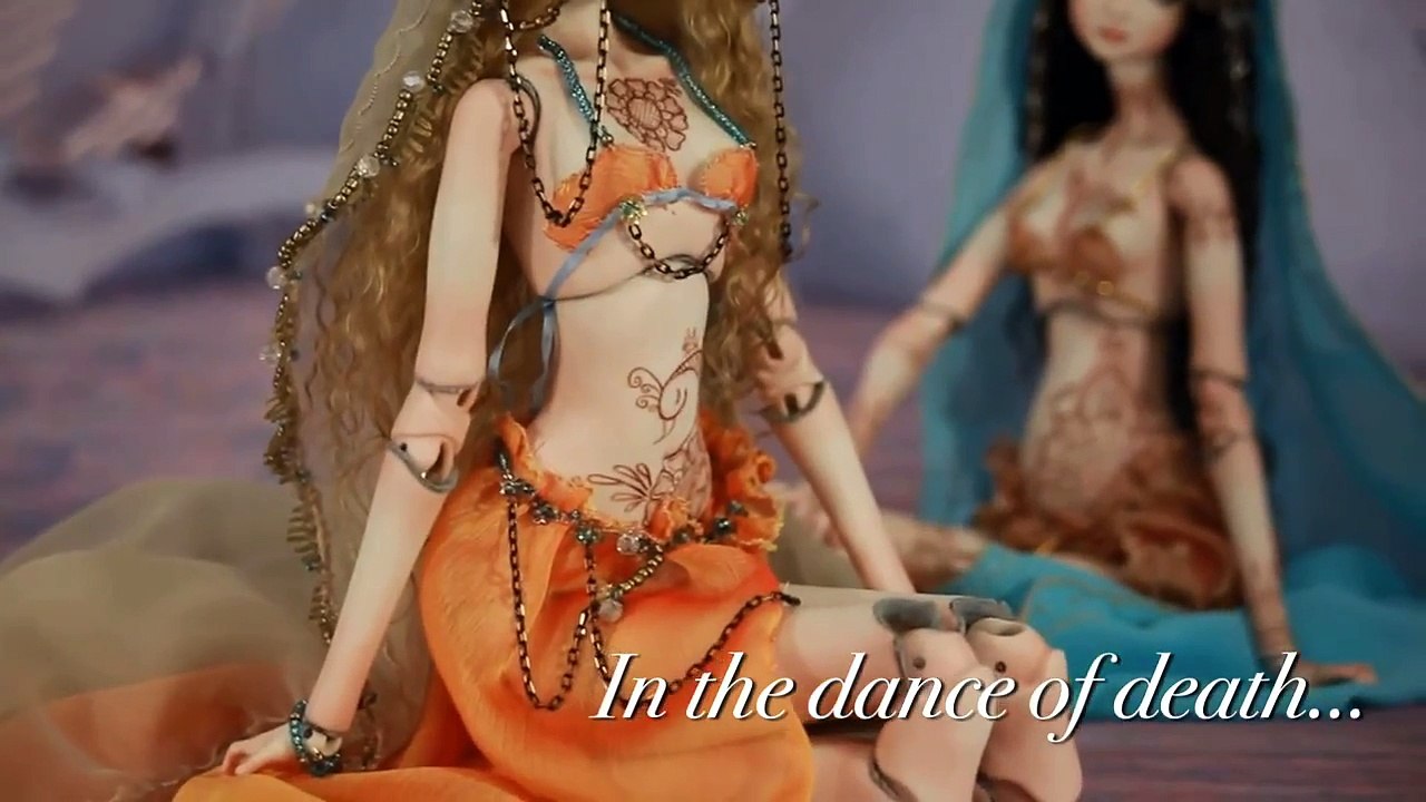 Fine Art Porcelain Ball Jointed Dolls BJD Dolls by Forgotten Hearts. Hindu Egyptian tattooed .