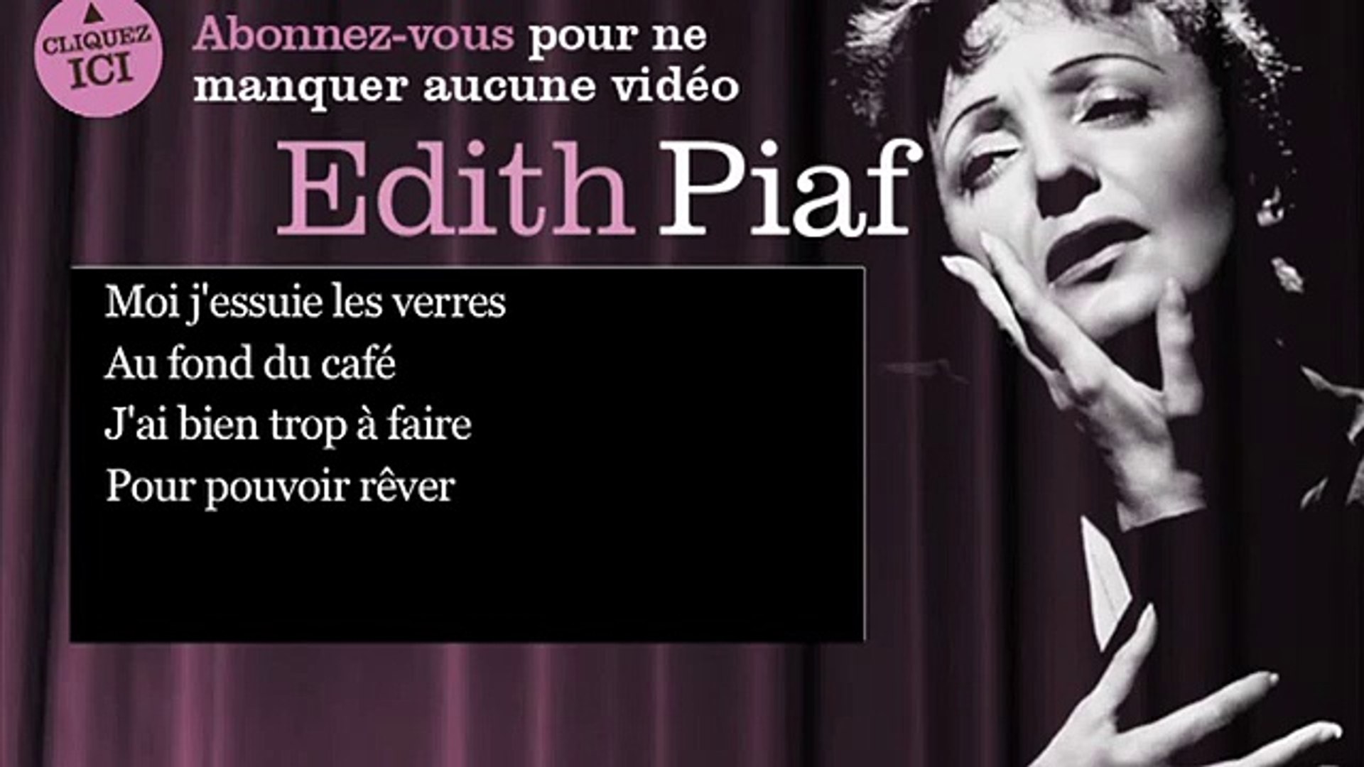 Edith Piaf - Amants d'un jour - Paroles ( lyrics ) - video Dailymotion