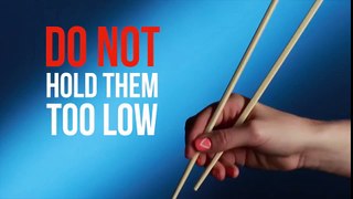 How to Hold Chopsticks - Amazing Videos