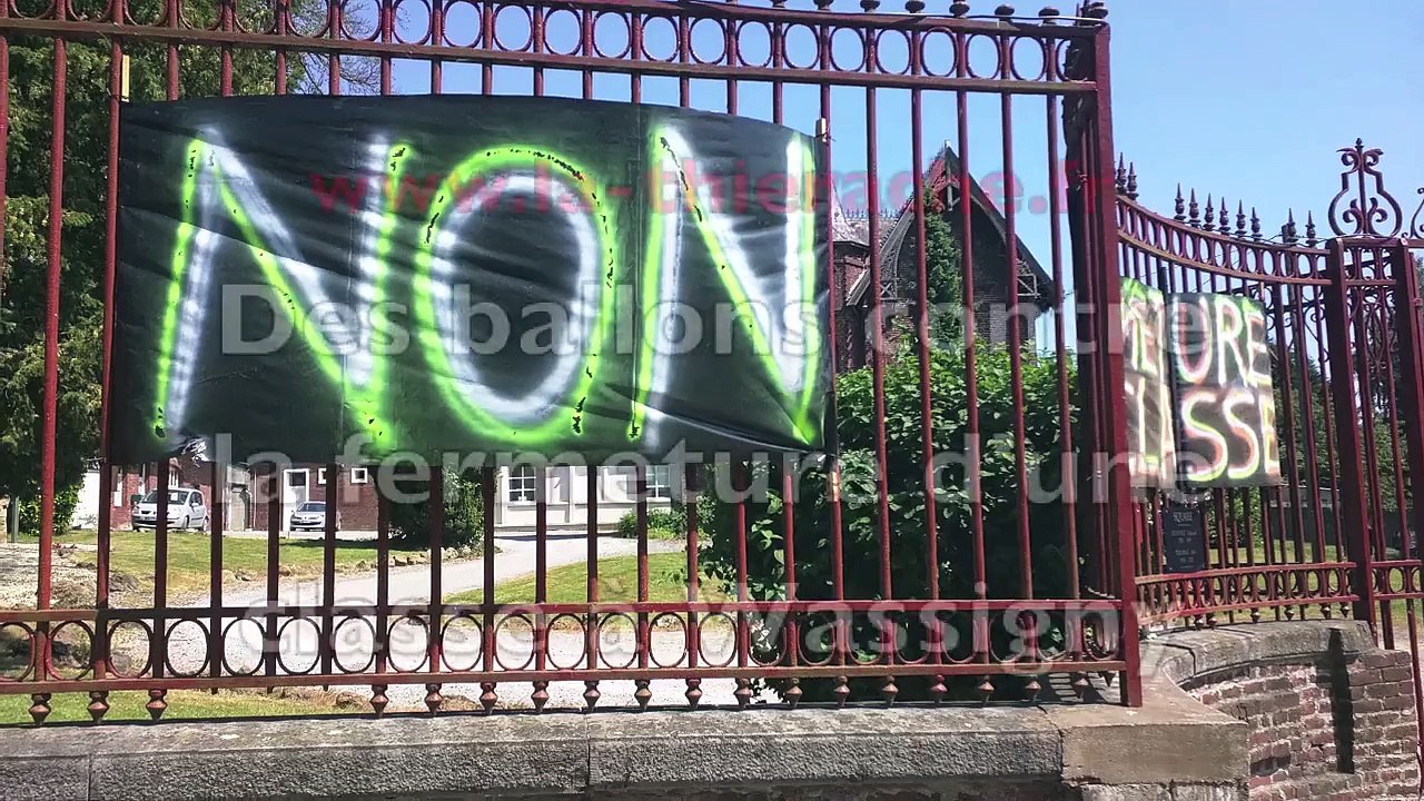 Wassigny des ballons contre la fermeture de l'école