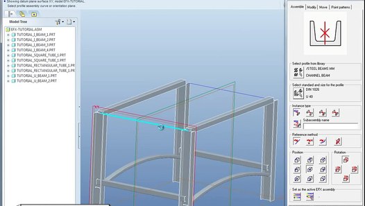 Pro/E Tutorial: Quick EFX (Expert Framework Extension 